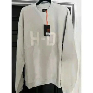 Harley-Davidson Men's Gray Crewneck Sweatshirt Size M Long Sleeve Casual